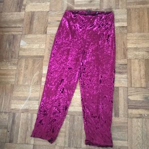 Naked Wardrobe velvet leggings